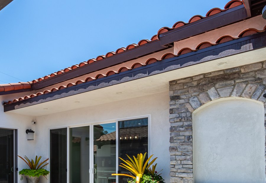 Tile roof · EDI-built Russell model home