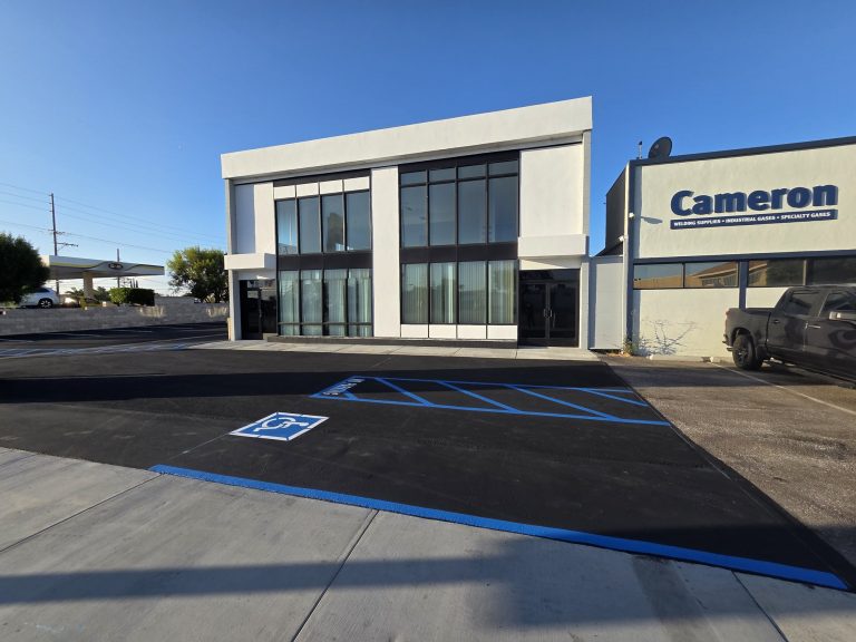 Commercial building face-lift in Stanton