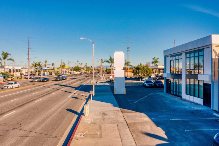 Commercial building face-lift in Orange County